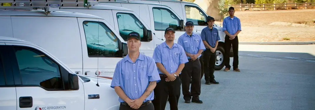 KIC Refrigeration crew ready for Mini Split Repair jobs across Green
